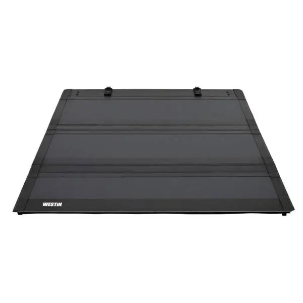 Westin 20-26 Chevrolet/GMC 2500HD 3500HD 6ft. 9in. Bed Hard Tri-Fold Tonneau Cover - Black thumbnail 2