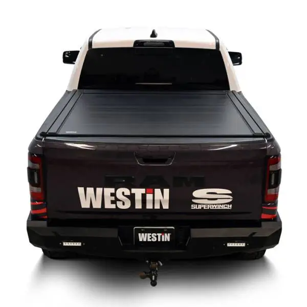 Westin 19-26 RAM 1500 New Body 5ft 7in. (67in) Bed Electric Retractable Tonneau Cover - Black image 11