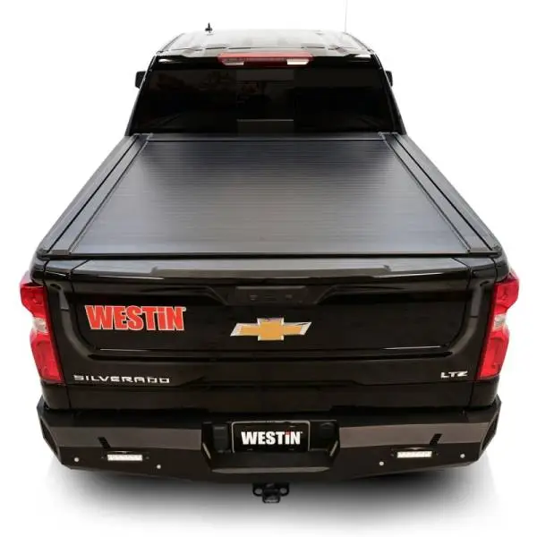 Westin 19-26 Chev/GMC Silverado/Sierra 1500 5ft 8in Bed Electric Retractable Tonneau Cover - Black image 6