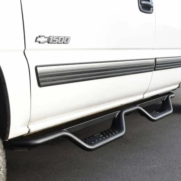 Westin 99-13 Chevrolet Silverado 1500 (Ext. Cab) Outlaw Drop Nerf Step Bars - Textured Black thumbnail 6
