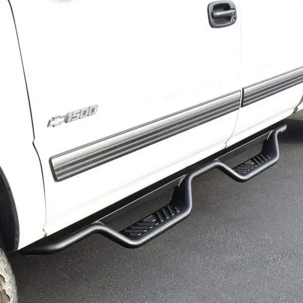 Westin 99-13 Chevrolet Silverado 1500 (Ext. Cab) Outlaw Drop Nerf Step Bars - Textured Black thumbnail 10