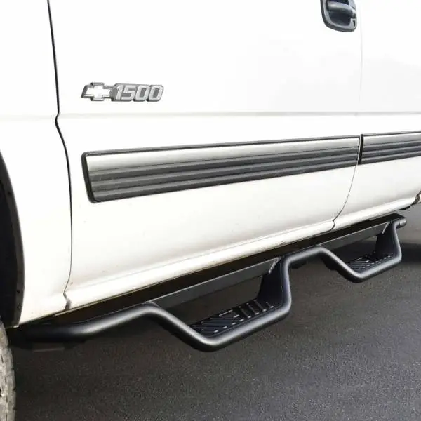 Westin 99-13 Chevrolet Silverado 1500 (Ext. Cab) Outlaw Drop Nerf Step Bars - Textured Black thumbnail 11