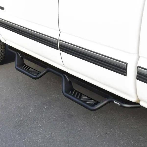 Westin 99-13 Chevrolet Silverado 1500 (Ext. Cab) Outlaw Drop Nerf Step Bars - Textured Black thumbnail 12