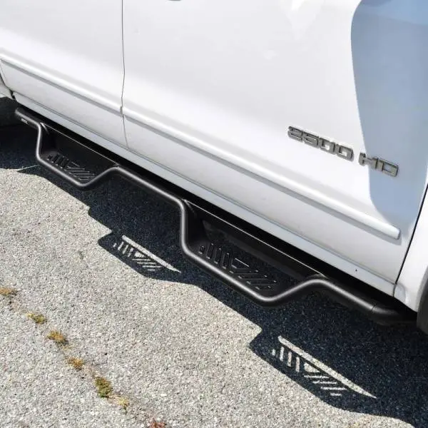 Westin 04-13 Chevrolet Silverado Outlaw Drop Nerf Step Bar - Textured Black thumbnail 3