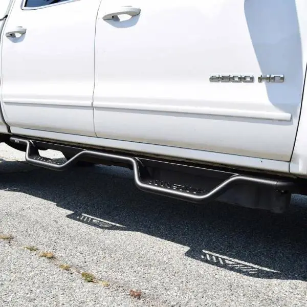 Westin 04-13 Chevrolet Silverado Outlaw Drop Nerf Step Bar - Textured Black thumbnail 4
