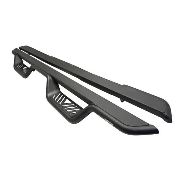Westin 14-18 Chevrolet Silverado/GMC Sierra Crew Cab Outlaw Nerf Step Bars (Excl. Diesel) -Text. Blk image 9