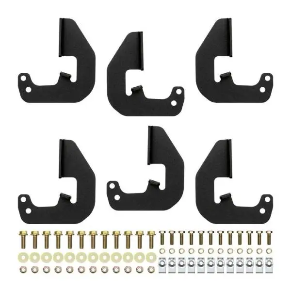 Westin 14-18 Chevrolet Silverado/GMC Sierra Crew Cab Outlaw Nerf Step Bars (Excl. Diesel) -Text. Blk image 11