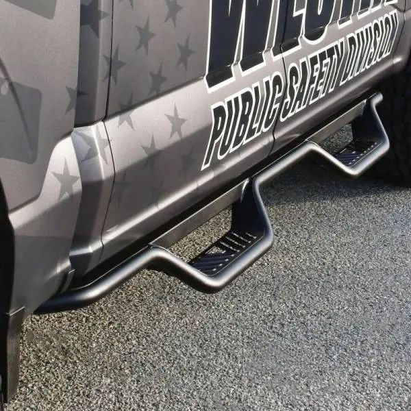 Westin 15-22 Ford F-150 SuperCrew / 17-22 F-250/350 Crew Cab Outlaw Nerf Step Bars - Textured Black image 8