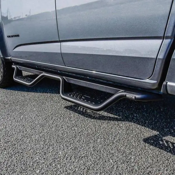 Westin 15-22 Chevrolet Colorado / GMC Canyon Crew Cab Outlaw Nerf Step Bars - Textured Black image 5
