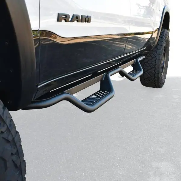 Westin 19-22 Ram 1500 Crew Cab (Excl. 19-22 Ram 1500 Classic) Outlaw Nerf Step Bars - Textured Black image 5