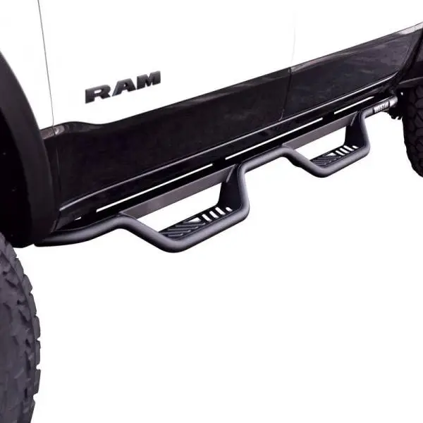 Westin 19-22 Ram 1500 Crew Cab (Excl. 19-22 Ram 1500 Classic) Outlaw Nerf Step Bars - Textured Black image 8