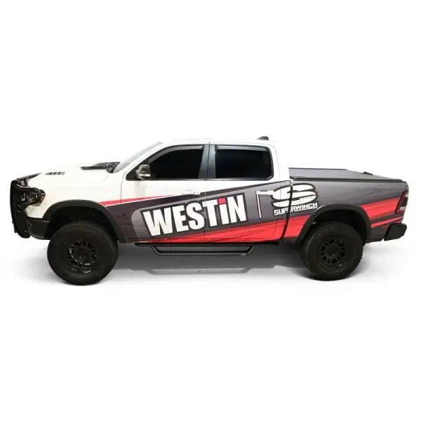 Westin 19-25 RAM 1500 CC (Excl. 1500 Classic) Outlaw Drop Running Boards - Tex. Blk image 14