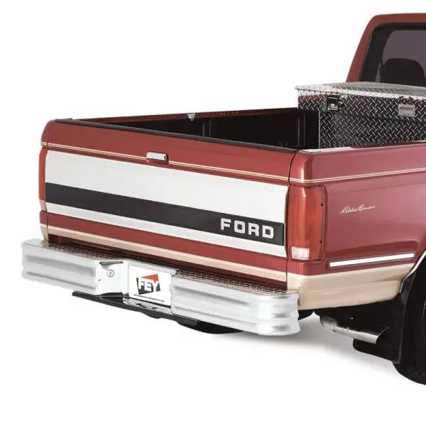 Westin/Fey 67-96 F-Series Style Side / 97-98 F-250/350 HD Diamondstep Universal Bumper - Chrome thumbnail 4