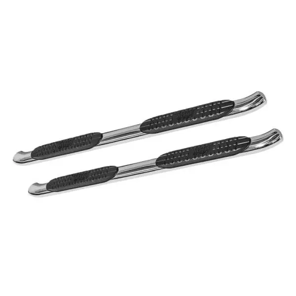 Westin 2007-2013 Chevy Silverado 1500 Reg Cab PRO TRAXX 4 Oval Nerf Step Bars - SS image 2