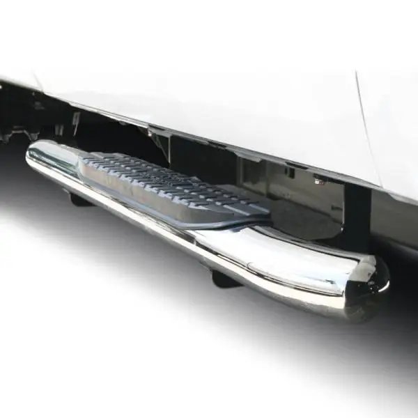 Westin 2007-2013 Chevy Silverado 1500 Reg Cab PRO TRAXX 4 Oval Nerf Step Bars - SS image 3