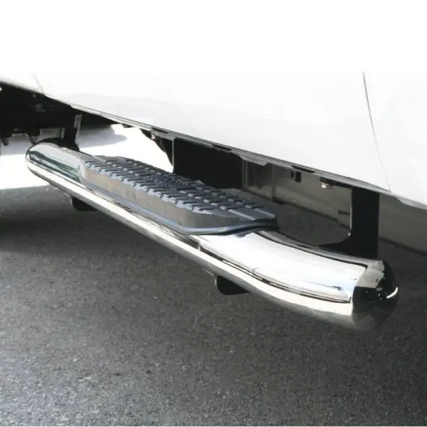 Westin 2007-2013 Chevy Silverado 1500 Reg Cab PRO TRAXX 4 Oval Nerf Step Bars - SS image 4