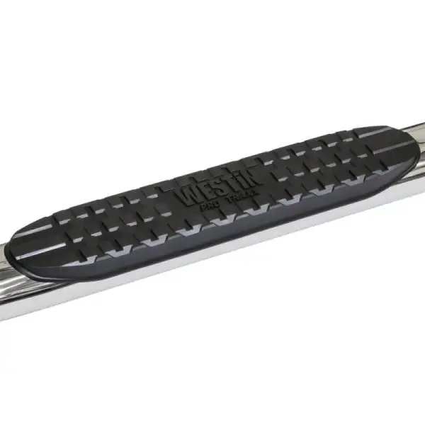 Westin 2007-2013 Chevy Silverado 1500 Ext Cab PRO TRAXX 4 Oval Nerf Step Bars - SS image 4