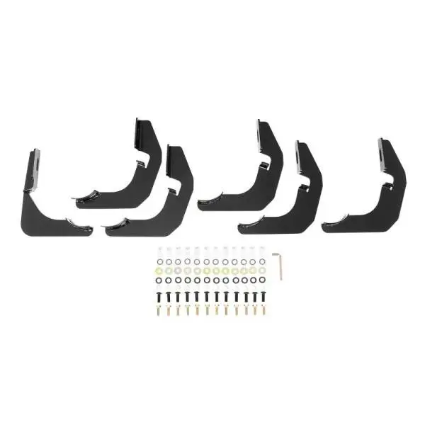 Westin 2014-2018 Chevy Silverado 1500 Reg Cab PRO TRAXX 4 Oval Nerf Step Bars - Black thumbnail 6