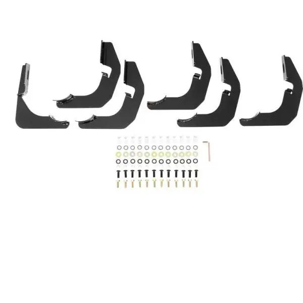 Westin 2014-2018 Chevrolet/GMC Silverado Sierra 1500 Dbl Cab PRO TRAXX 4 Oval Nerf Step Bars - Black image 3