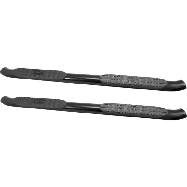 Westin 2014-2018 Chevrolet/GMC Silverado Sierra 1500 Dbl Cab PRO TRAXX 4 Oval Nerf Step Bars - Black image 5