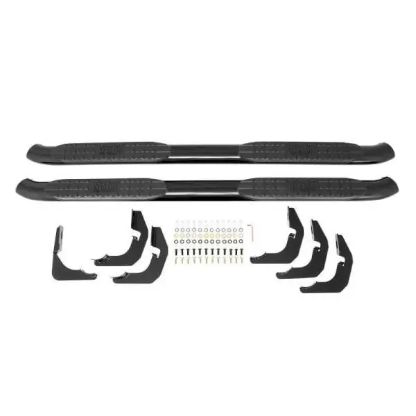 Westin 2015-2018 Ford F-150 SuperCrew PRO TRAXX 4 Oval Nerf Step Bars - Black image 6