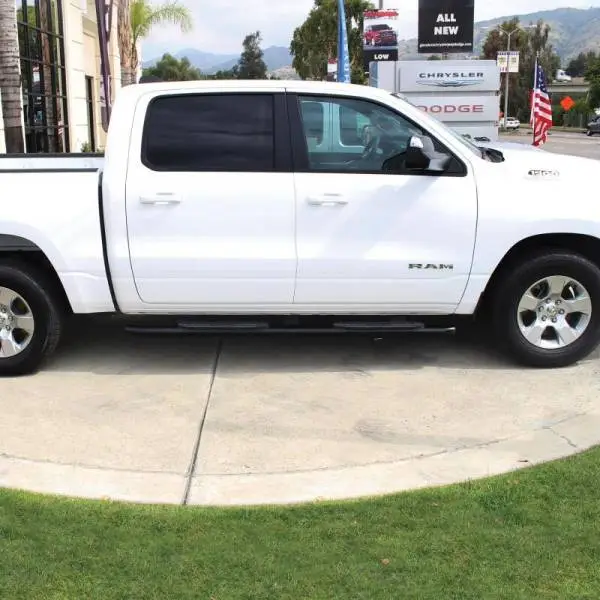 Westin 19-20 Ram 1500 Quad Cab (Excludes Ram 1500 Classic) PRO TRAXX 4 Oval Nerf Step Bars - Black image 6