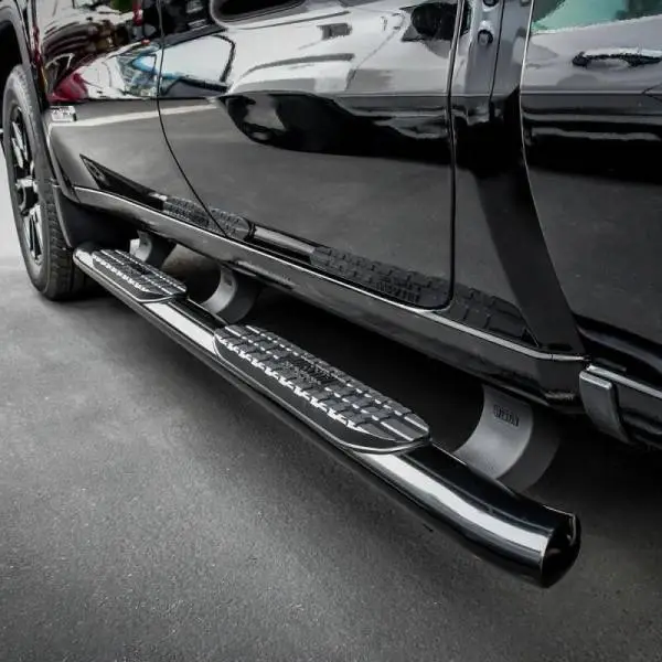 Westin 19-20 Chevrolet/GMC Silverado/Sierra 1500 Double Cab PRO TRAXX 4 Oval Nerf Step Bars - Black thumbnail 6