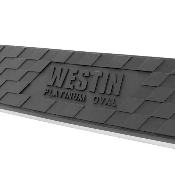 Westin 2015-2018 Ford F-150 Reg Cab Platinum 4 Oval Nerf Step Bars - Black image 6