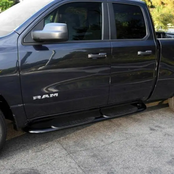 Westin 19-20 Dodge Ram 1500 Crew Cab Platinum 4 Oval Nerf Step Bars - Black image 6