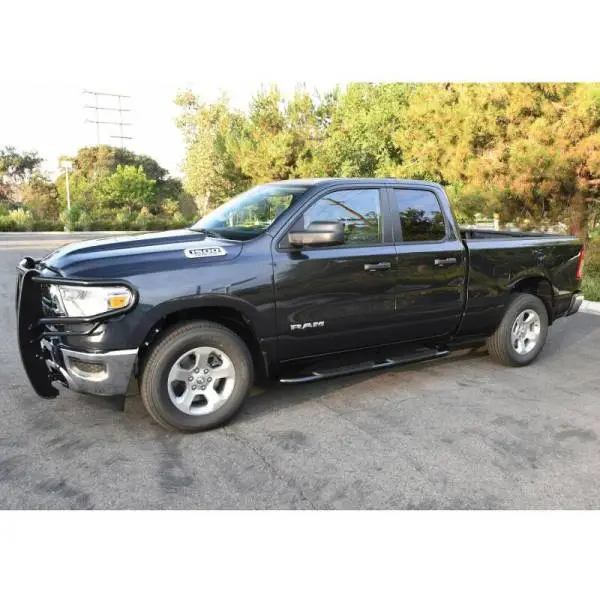 Westin 19-20 Dodge Ram 1500 Crew Cab Platinum 4 Oval Nerf Step Bars - Black image 7