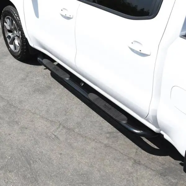 Westin 2019 Chevrolet Silverado/Sierra 1500 Crew Cab Platinum 4 Oval Nerf Step Bars - Black thumbnail 6