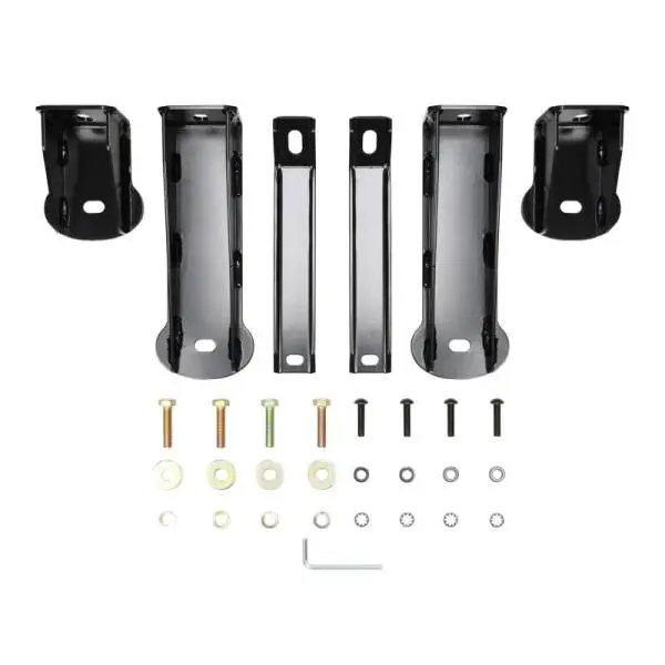 Westin 2019 Chevrolet Silverado/Sierra 1500 Crew Cab Platinum 4 Oval Nerf Step Bars - Black thumbnail 10