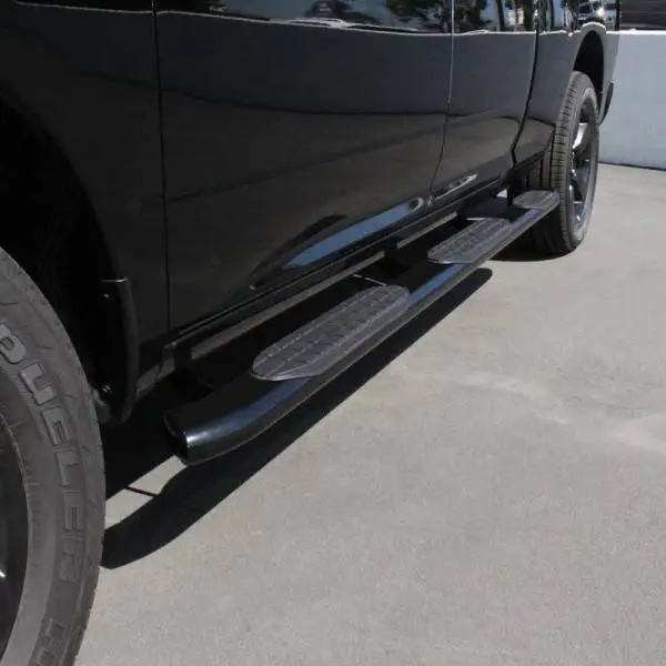 Westin 2009-2018 Ram/Dodge 1500 Quad Cab (6.5 ft Bed) PRO TRAXX 5 WTW Oval Nerf Step Bars - Black image 8