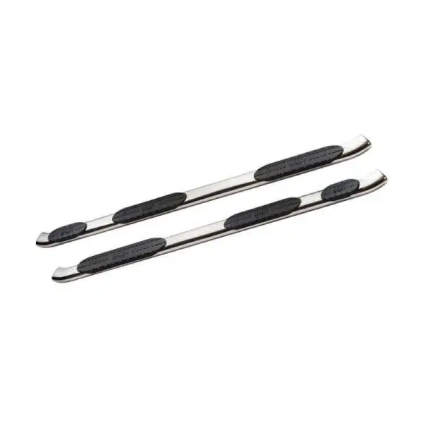 Westin 07-13 Chevy Silv 1500 Extended Cab (6.5 ft Bed) PRO TRAXX 5 WTW Oval Nerf Step Bars - SS thumbnail 2