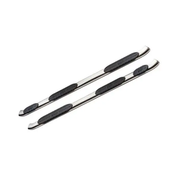 Westin 2015-2018 Ford F-150 SuperCrew (6.5ft Bed) PRO TRAXX 5 WTW Oval Nerf Step Bars - SS image 2
