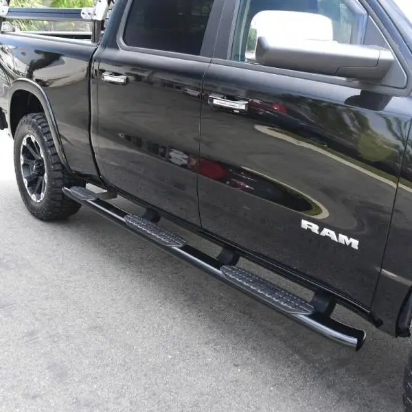 Westin 19-22 RAM 1500 CC 5ft7in. Bed (Excl. Classic) PRO TRAXX 5 W2W Oval Nerf Step Bars - Black image 4