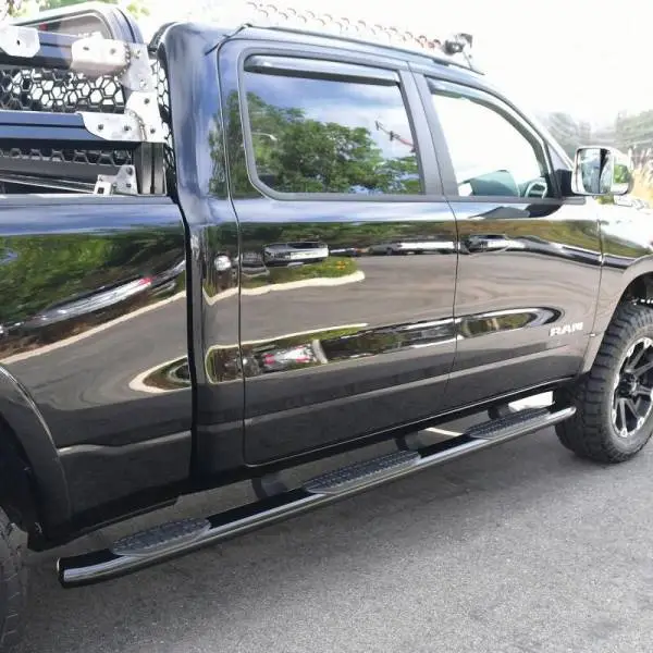 Westin 19-22 RAM 1500 CC 5ft7in. Bed (Excl. Classic) PRO TRAXX 5 W2W Oval Nerf Step Bars - Black image 5