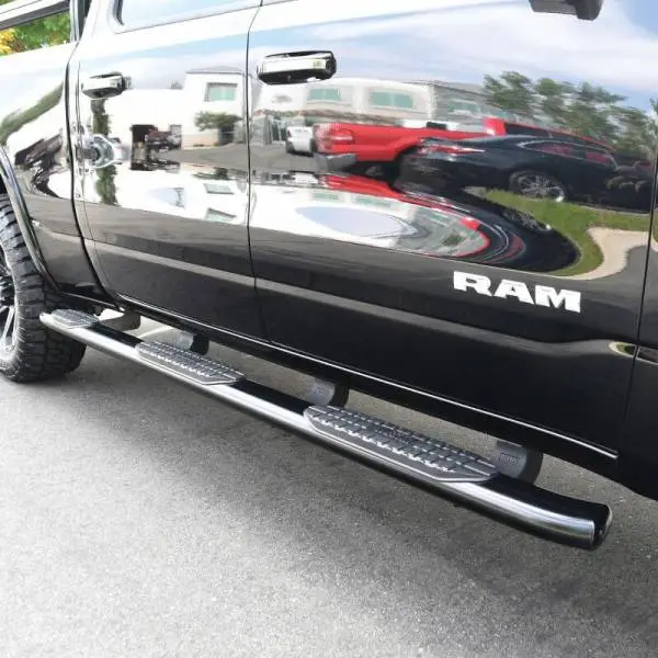Westin 19-22 RAM 1500 CC 5ft7in. Bed (Excl. Classic) PRO TRAXX 5 W2W Oval Nerf Step Bars - Black image 6