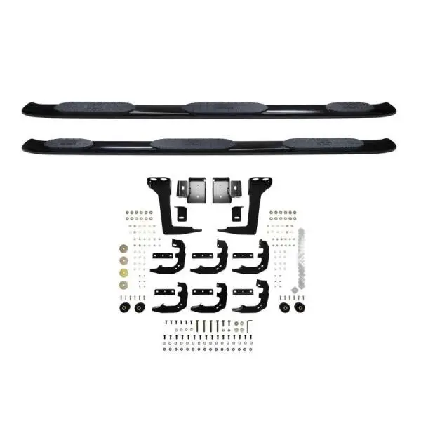 Westin 2019 Ram 1500 Crew Cab w/ 6.5ft Bed PRO TRAXX 5 W2W Oval Nerf Step Bars - Black image 6