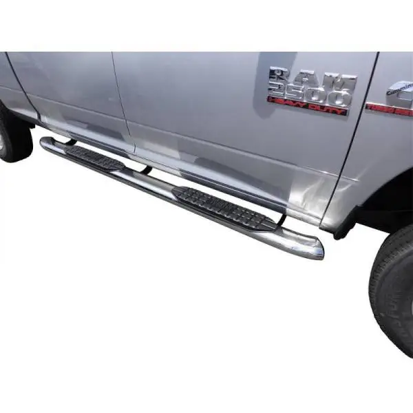 Westin 2009-2018 Dodge/Ram 1500 Quad Cab PRO TRAXX 5 Oval Nerf Step Bars - SS image 4