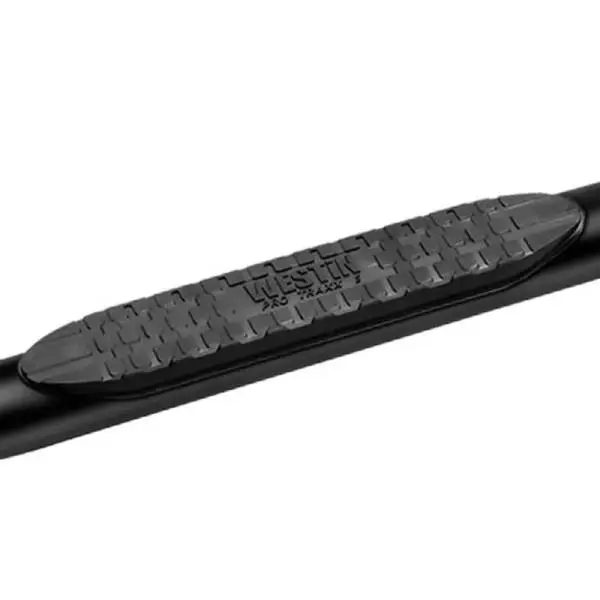 Westin 2014-2018 Chevy Silverado 1500 Reg Cab PRO TRAXX 5 Oval Nerf Step Bars - Black thumbnail 3