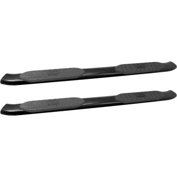 Westin 2014-2018 Chevrolet/GMC Silverado Sierra 1500 Dbl Cab PRO TRAXX 5 Oval Nerf Step Bars - Black image 2