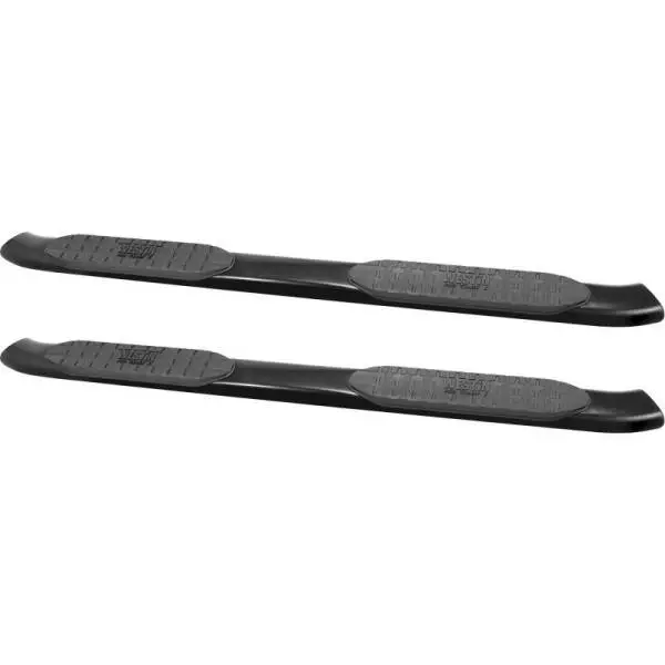 Westin 2014-2018 Chevrolet/GMC Silverado Sierra 1500 Dbl Cab PRO TRAXX 5 Oval Nerf Step Bars - Black image 4