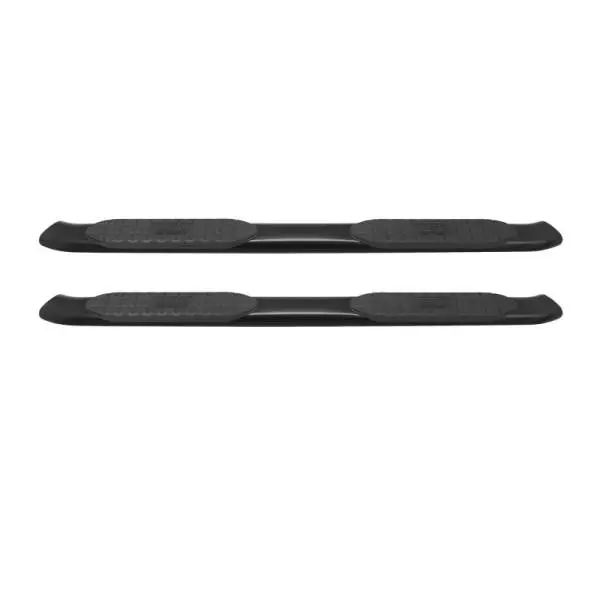 Westin 2014-2018 Chevrolet/GMC Silverado Sierra 1500 Dbl Cab PRO TRAXX 5 Oval Nerf Step Bars - Black image 5