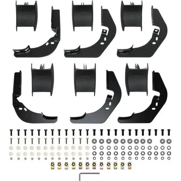 Westin 2014-2018 Chevy Silverado 1500 Crew Cab PRO TRAXX 5 Oval Nerf Step Bars - Black thumbnail 7
