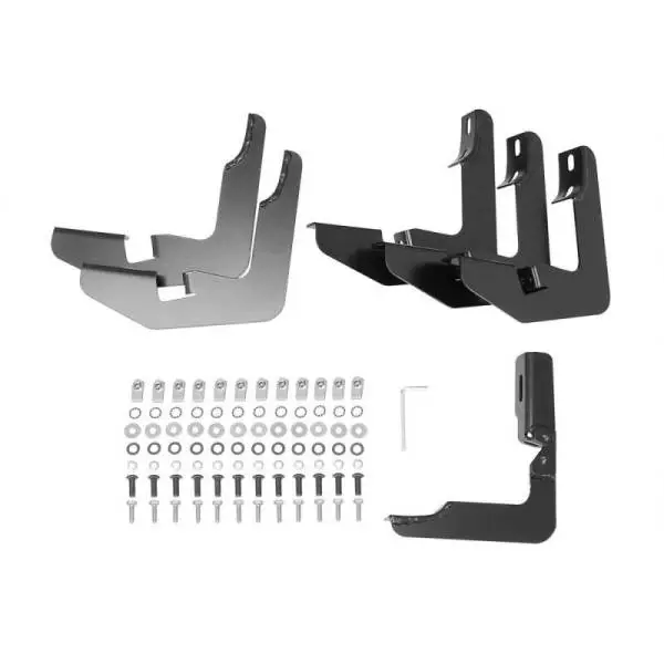 Westin 2015-2018 Ford F-150 SuperCrew PRO TRAXX 5 Oval Nerf Step Bars - Black image 7