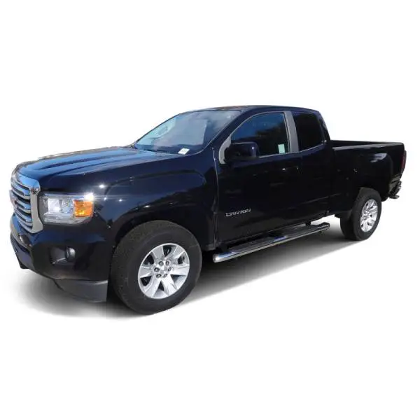 Westin 2015-2018 Chevrolet/GMC Colorado/Canyon Crew Cab PRO TRAXX 5 Oval Nerf Step Bars - Black image 4