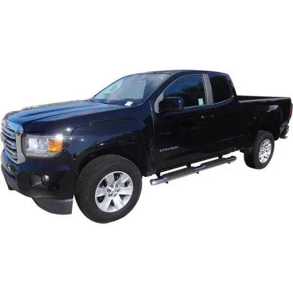 Westin 2015-2018 Chevrolet/GMC Colorado/Canyon Crew Cab PRO TRAXX 5 Oval Nerf Step Bars - Black image 5