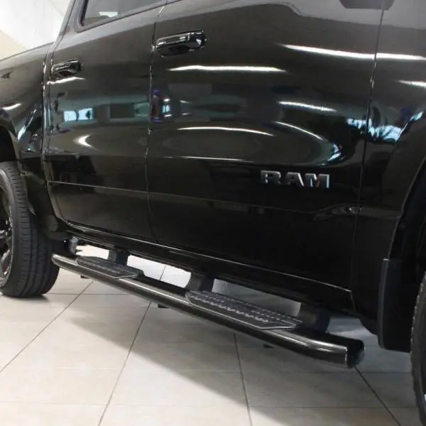 Westin 2019 Ram 1500 Crew Cab (Excl. 2019 Ram 1500 Classic) PRO TRAXX 5 Oval Nerf Step Bars - Black image 5