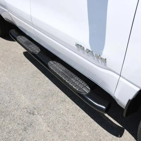 Westin 2019 Ram 1500 Quad Cab (Excl Classic) PRO TRAXX 5 Oval Nerf Step Bars - Black image 4